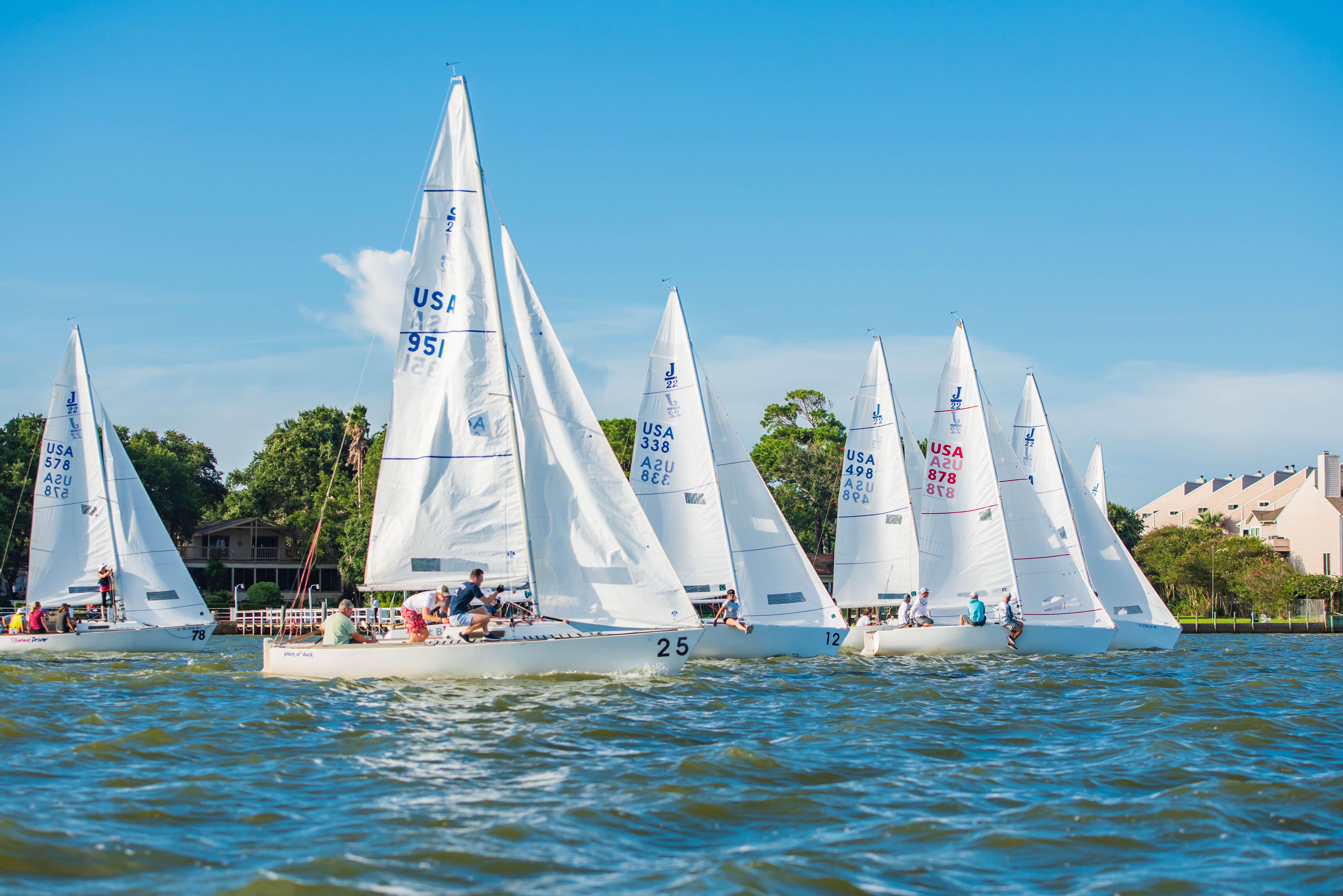 Sailboats in League City