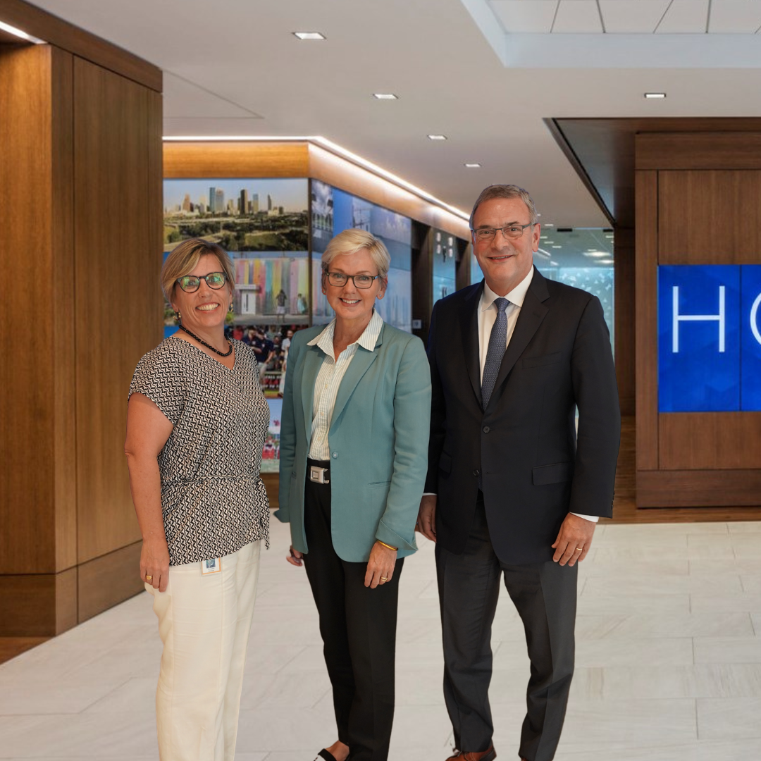 Jane Stricker, Secretary Jennifer Granholm and Bob Harvey