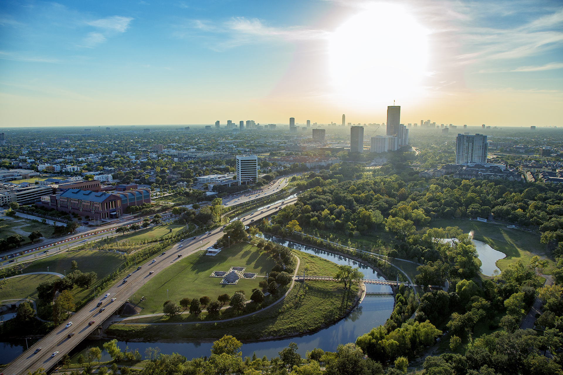 memorial drive aerial