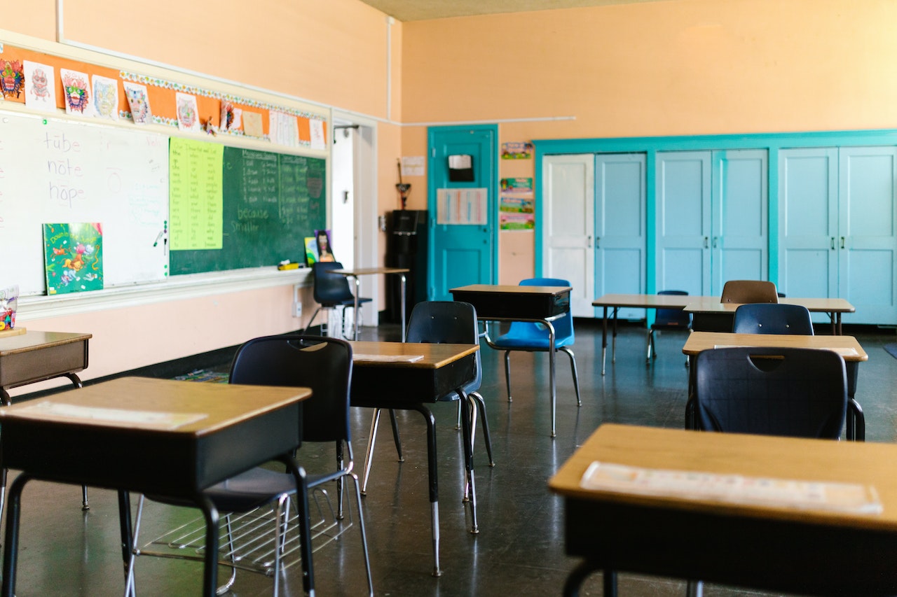 Empty classroom